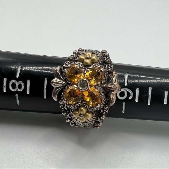 Barbara Bixby 925/18K Gold Ring - Picture 6 of 6